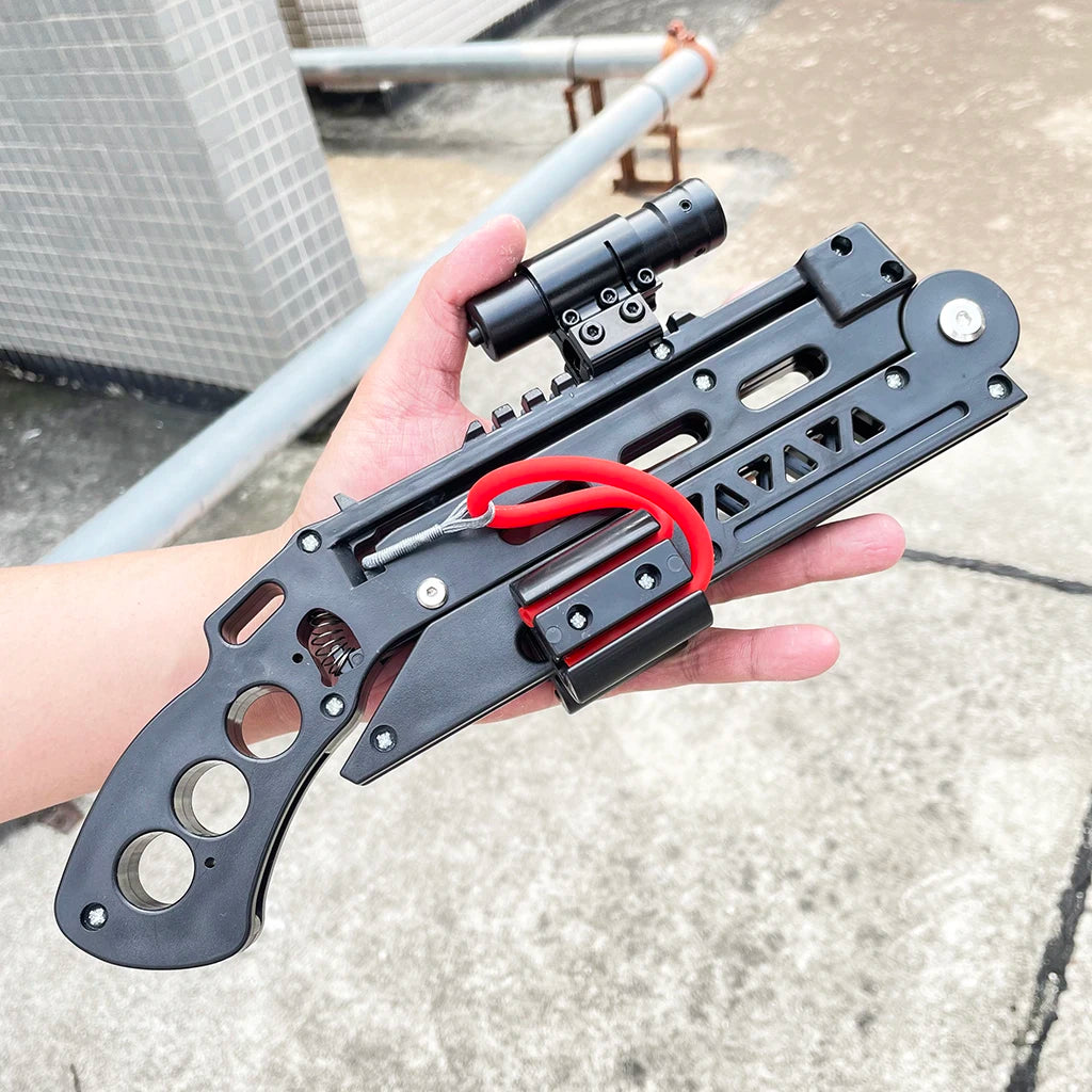 Foldable Slingshot Set High Precision Outdoor Archery Training