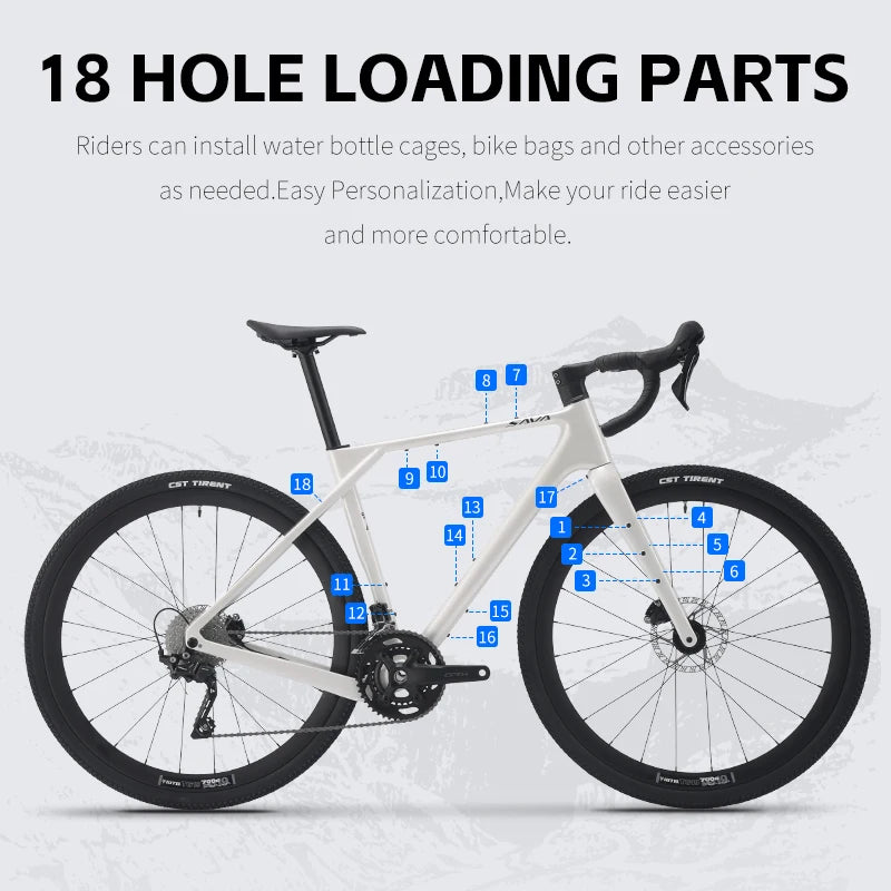 SAVA Gelaro S4 GRX400 Carbon Gravel Bike With GRX400 Groupset