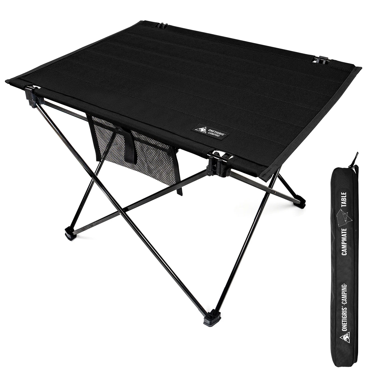 Onetrigsis Foldable Camping Table Lightweight Portable Sturdy Picnic Gear