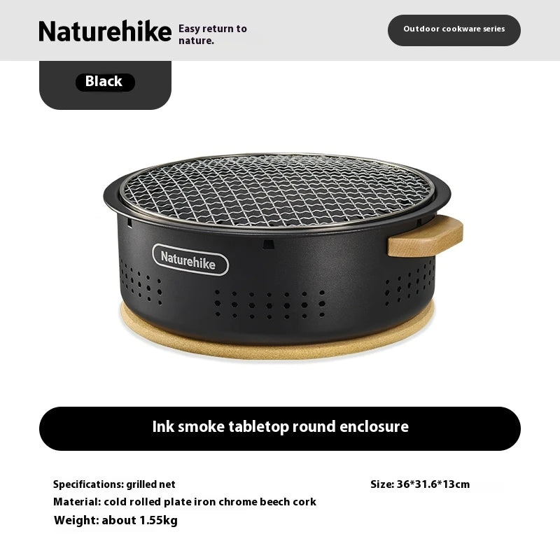Naturehike Portable Charcoal Camping Stove for Outdoor Barbecue and Picnic