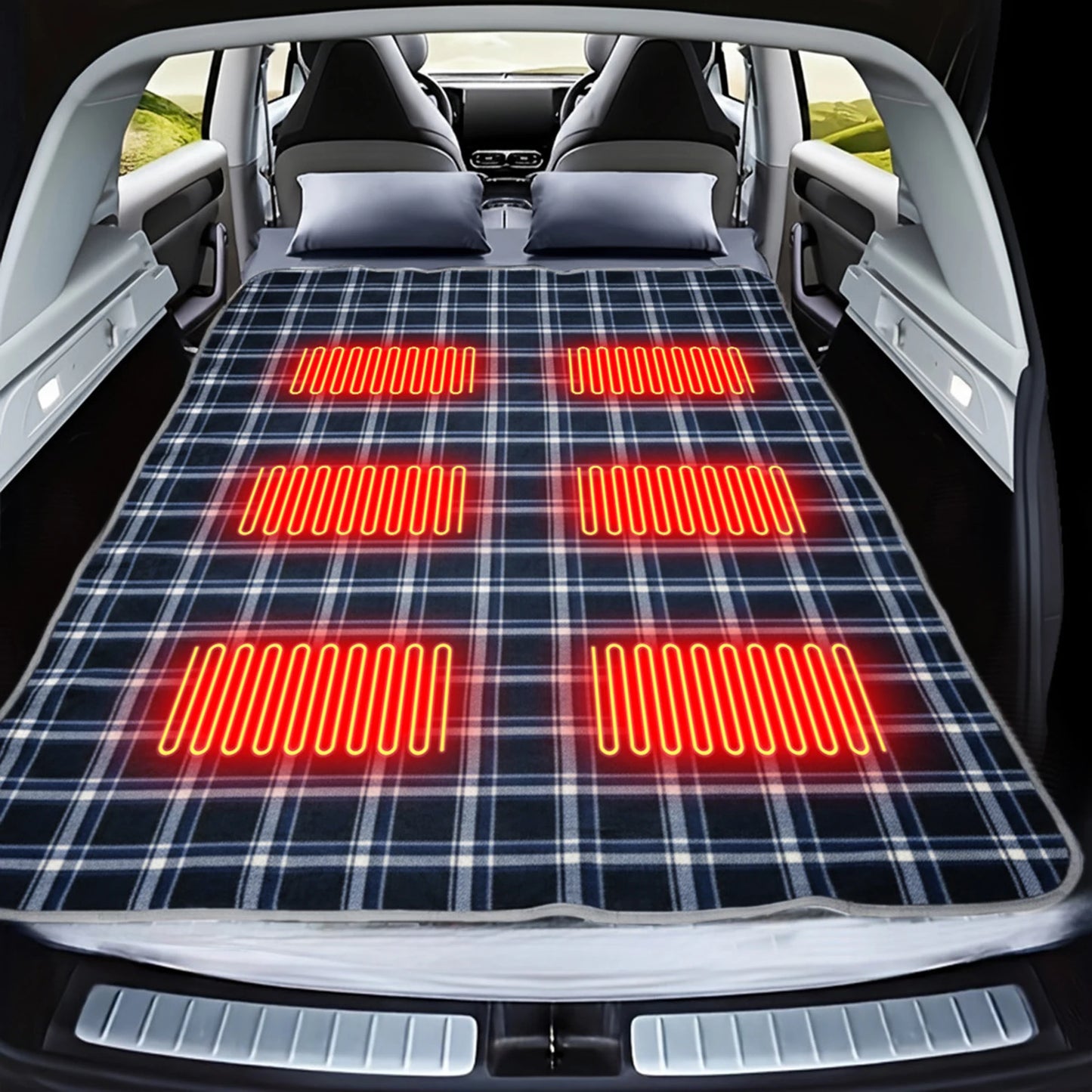 Camping USB Heated Sleeping Mat Outdoor Adjustable Electric Heating Pad