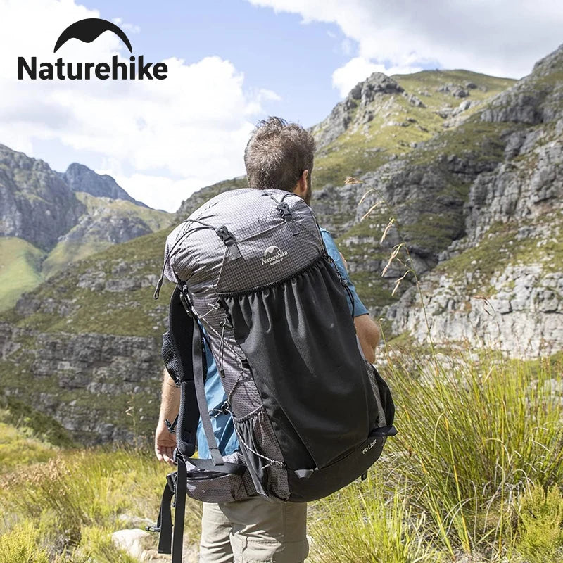 Naturehike Rock Hiking Backpack With Rain Cover And Large Capacity