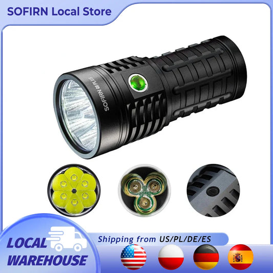 Sofirn Q8 Plus LED Flashlight USB C Rechargeable Anduril 2