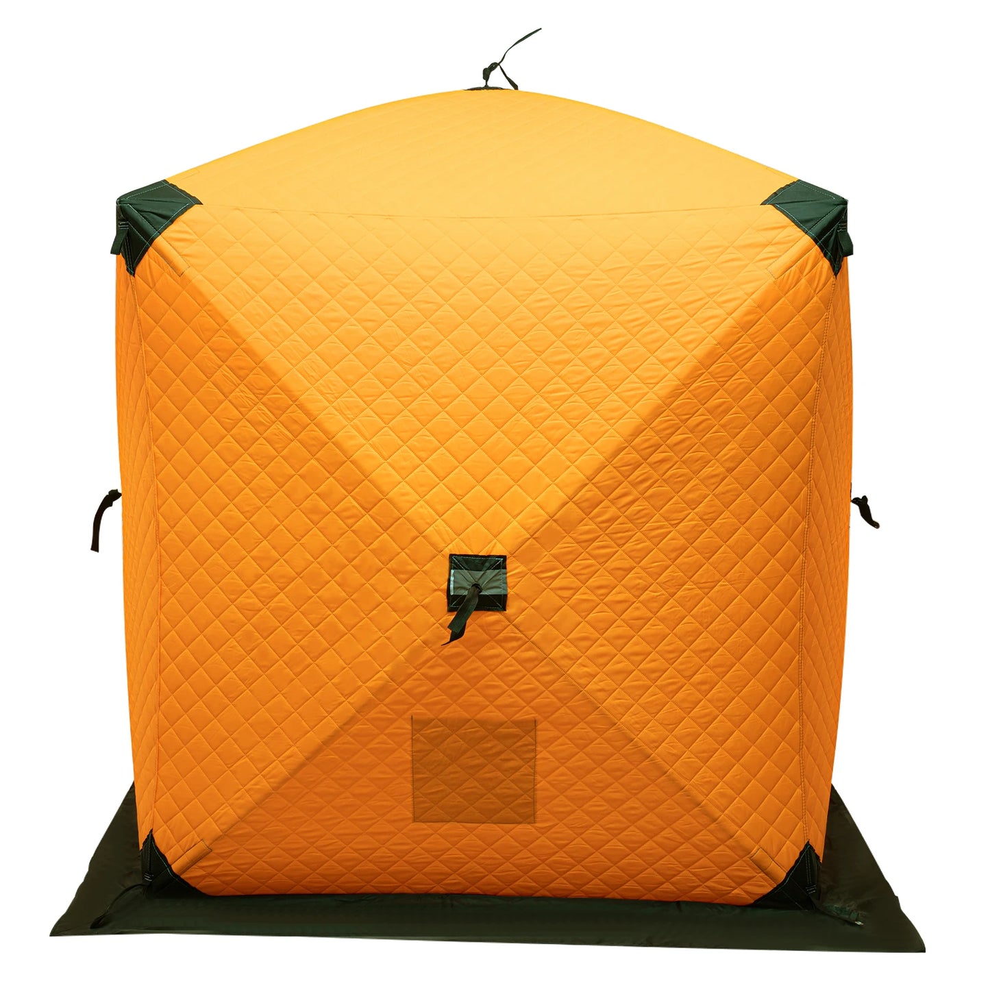 Bymaocar Ice Fishing Tent Square Thermal Shelter Dual Zipper Windproof