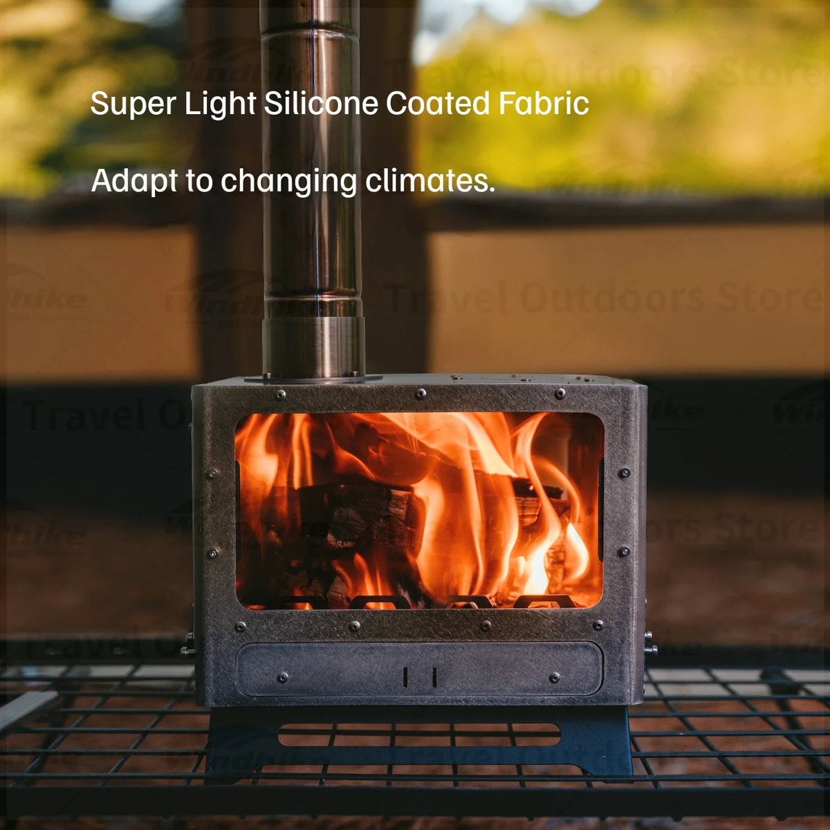 Naturehike Travel Portable Wood Stove Tent Heater With Chimney