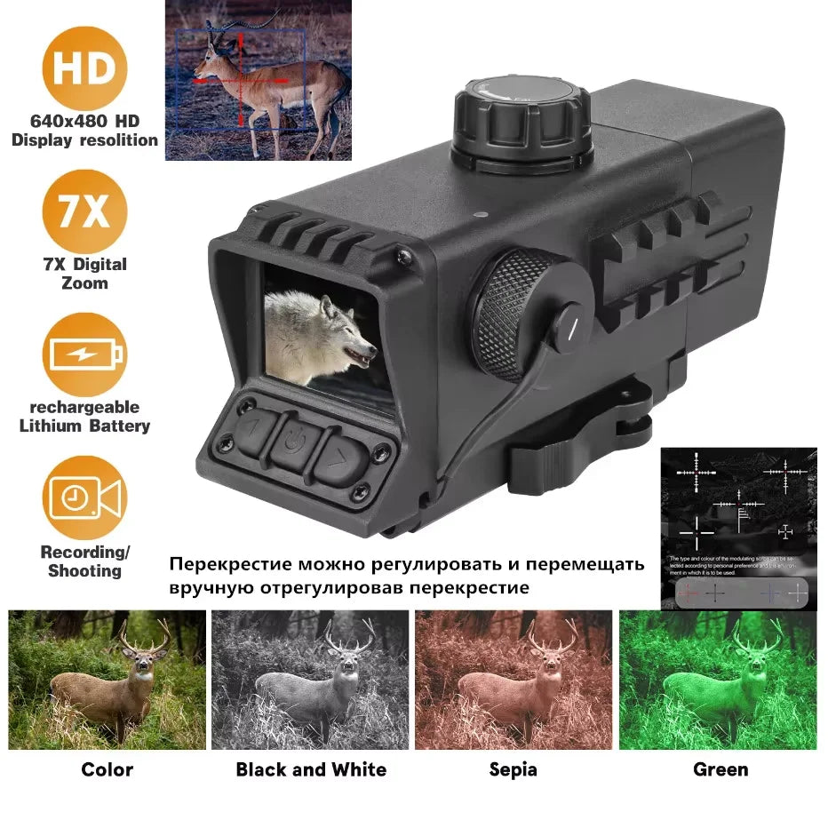 Goyojo Digital Night Vision Scope Featuring Video Recording and BDC
