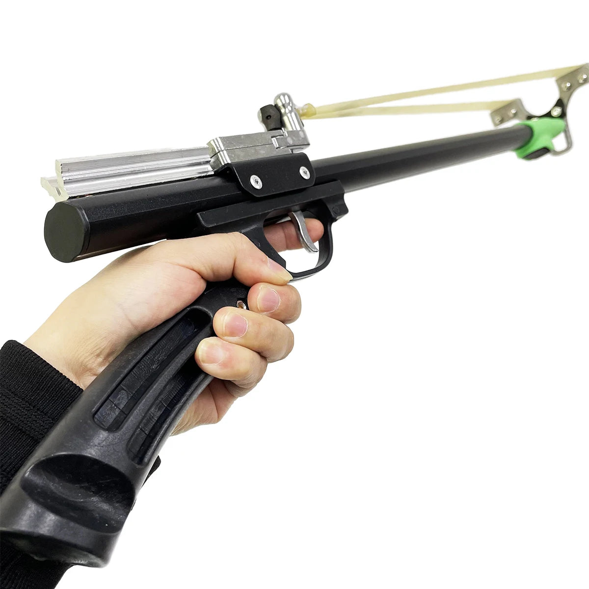Powerful Metal Slingshot Outdoor Hunting Catapult With Auto Trigger