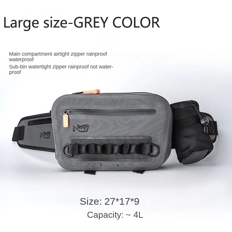 LINNHUE Waterproof Fishing Tackle Bag Fanny Pack