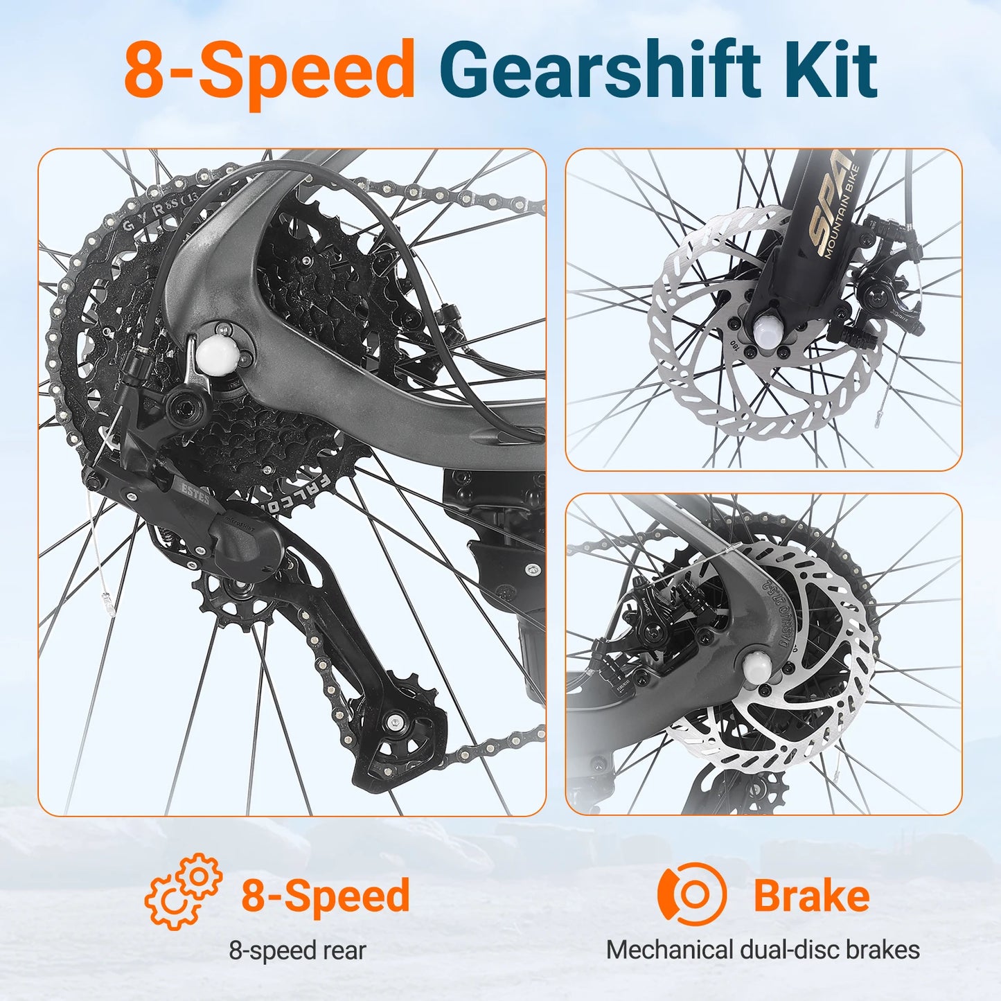 Spatial MT275FS Hardtail Mountain Bike With Magnesium Alloy Frame Disc Brakes