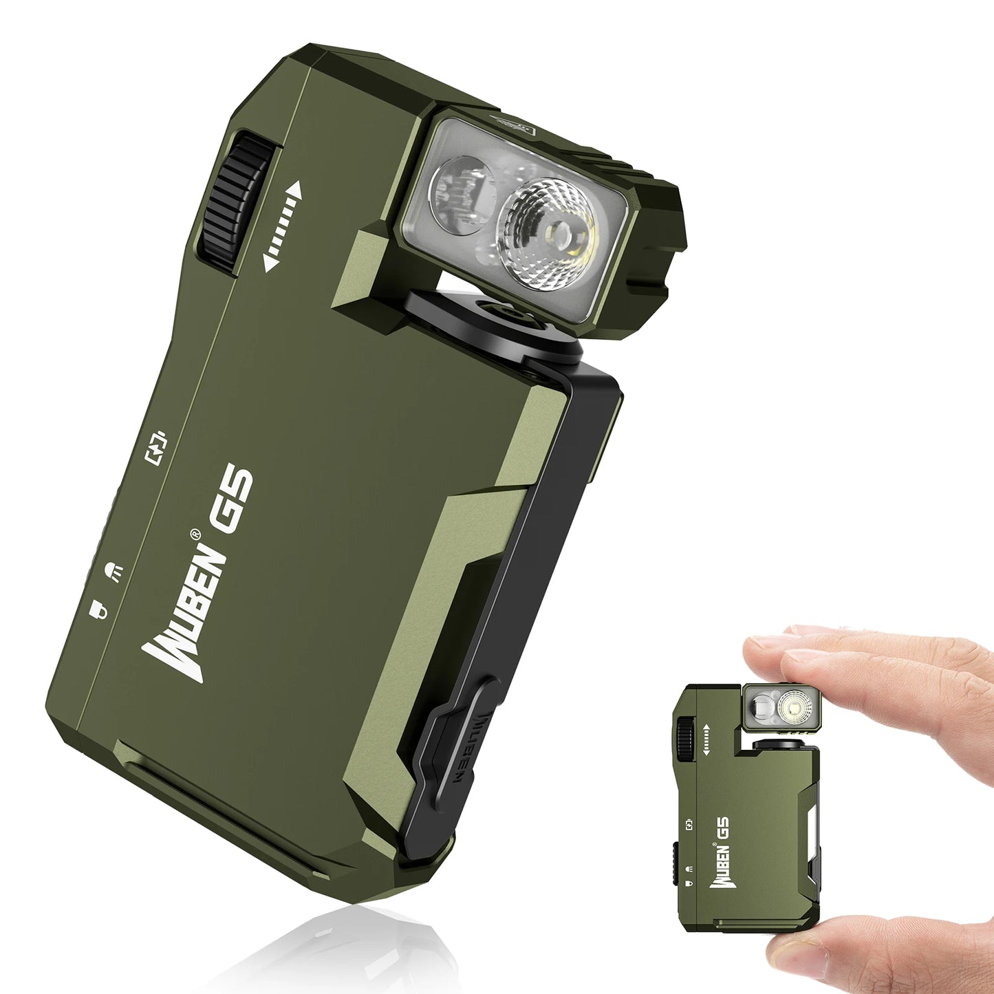 WUBEN G5 USB C Rechargeable EDC Flashlight 400 Lumen Magnetic Keychain