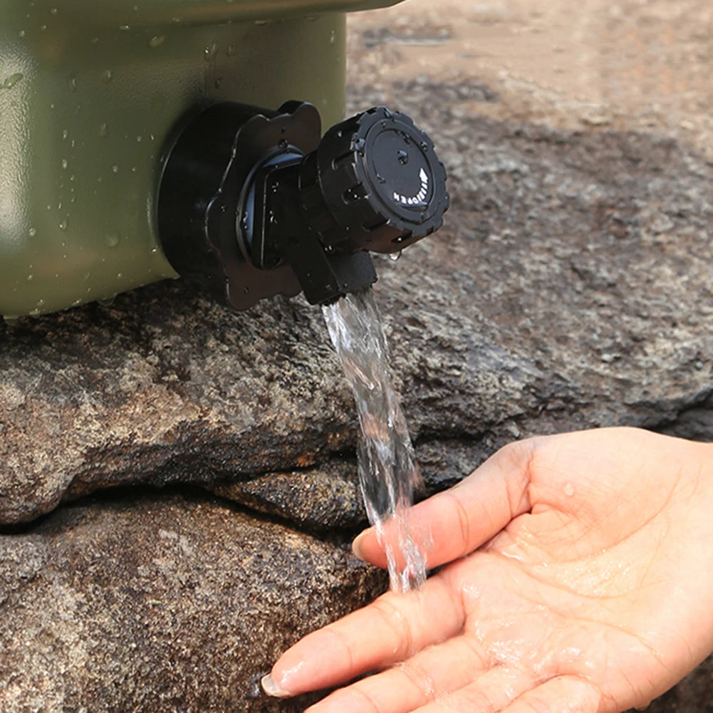 Shunmaii Large Capacity Camping Water Bucket With Detachable Faucet