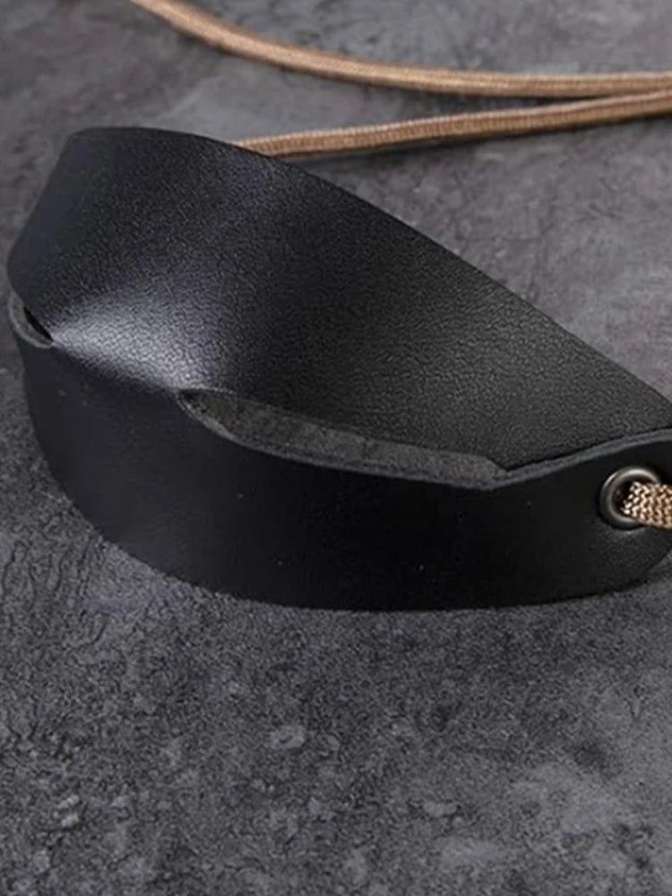 Handmade Leather Shepherd Slingshot For Outdoor Shooting And Camping