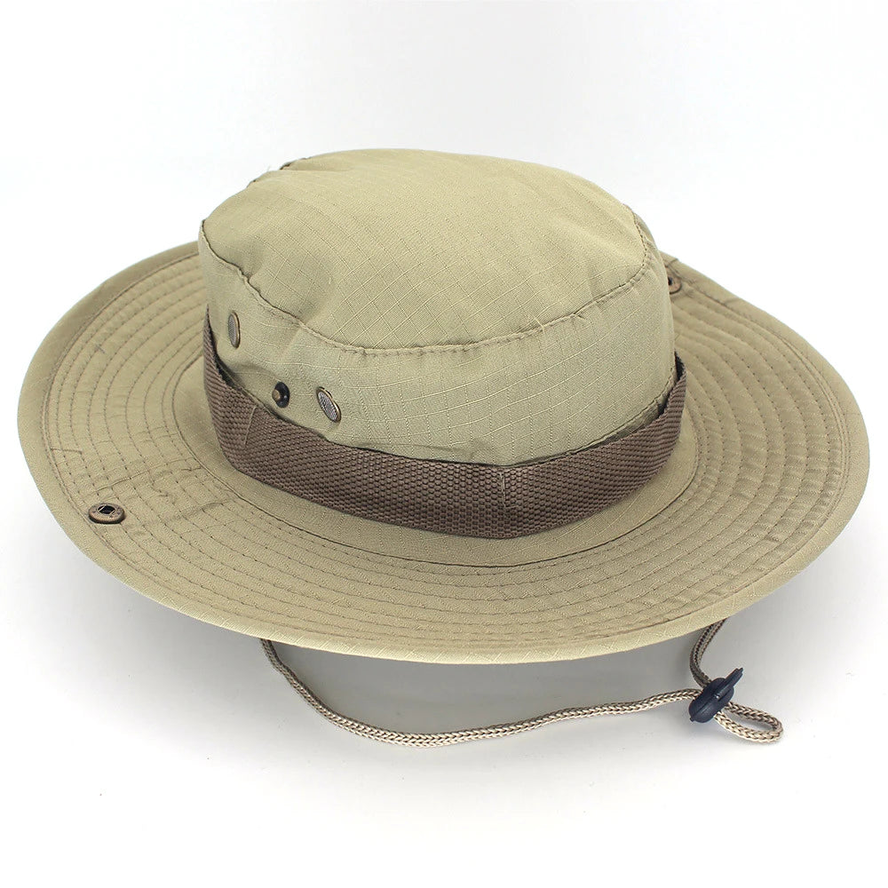 Linling Camouflage Tactical Boonie Hat for Outdoor Activities