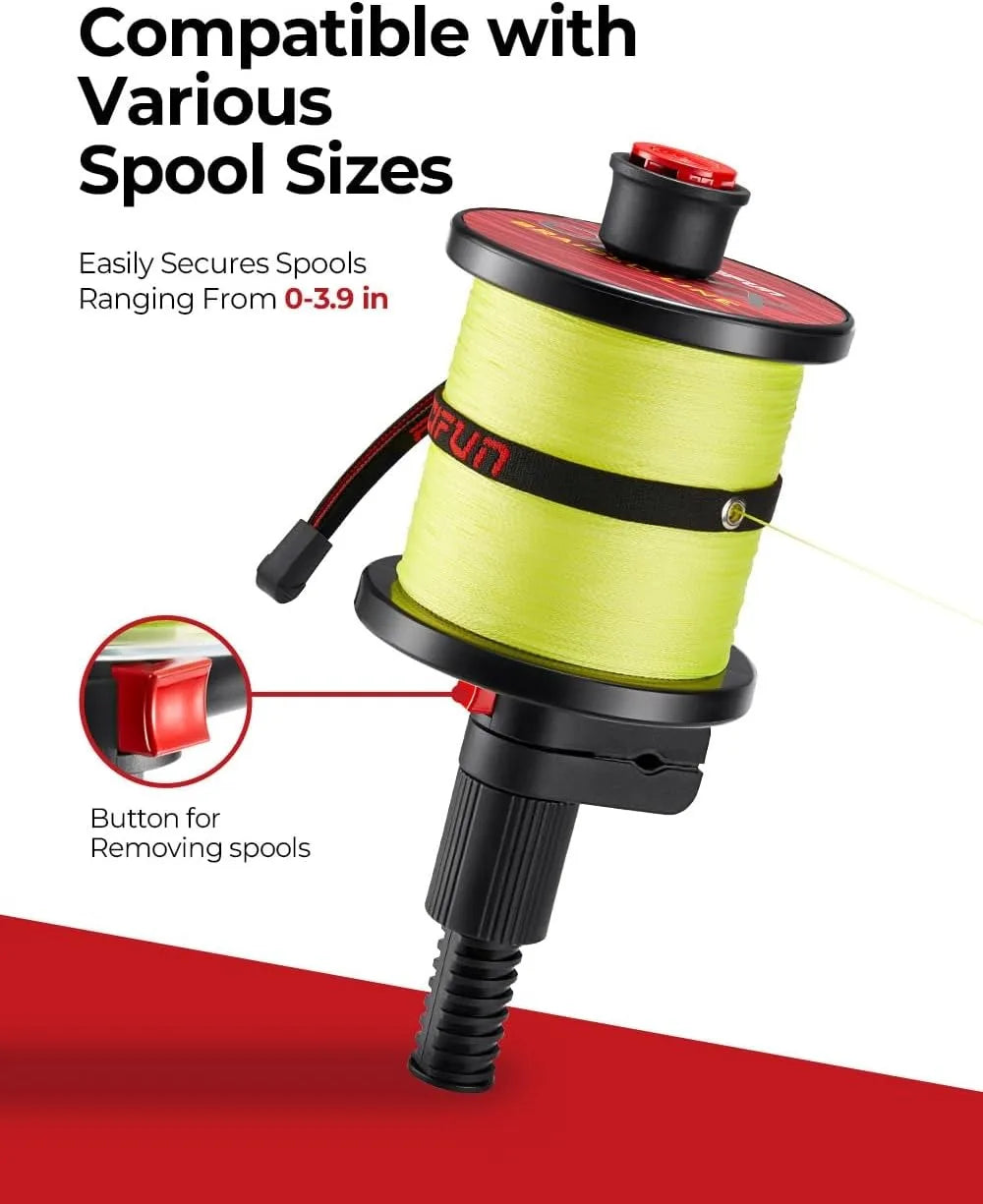 Fishing Line Spooler Fits Spinning Baitcaster And Spincast Reels