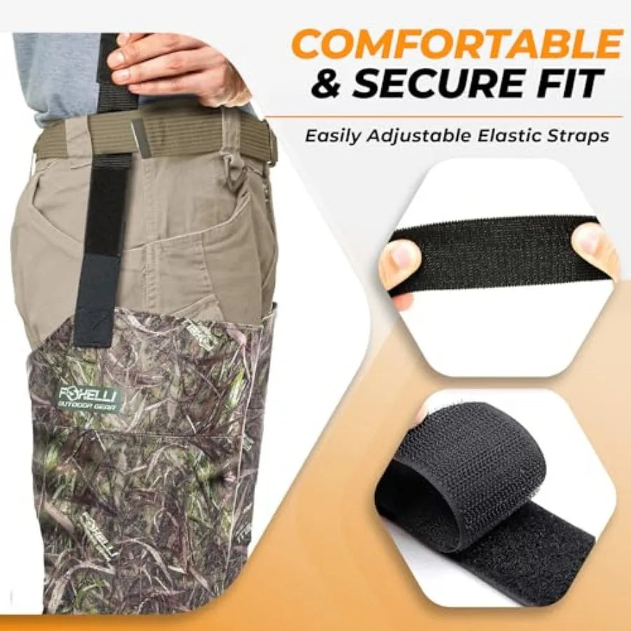 Unisex Hip Waders Waterproof Camo Boots For Fishing And Hunting