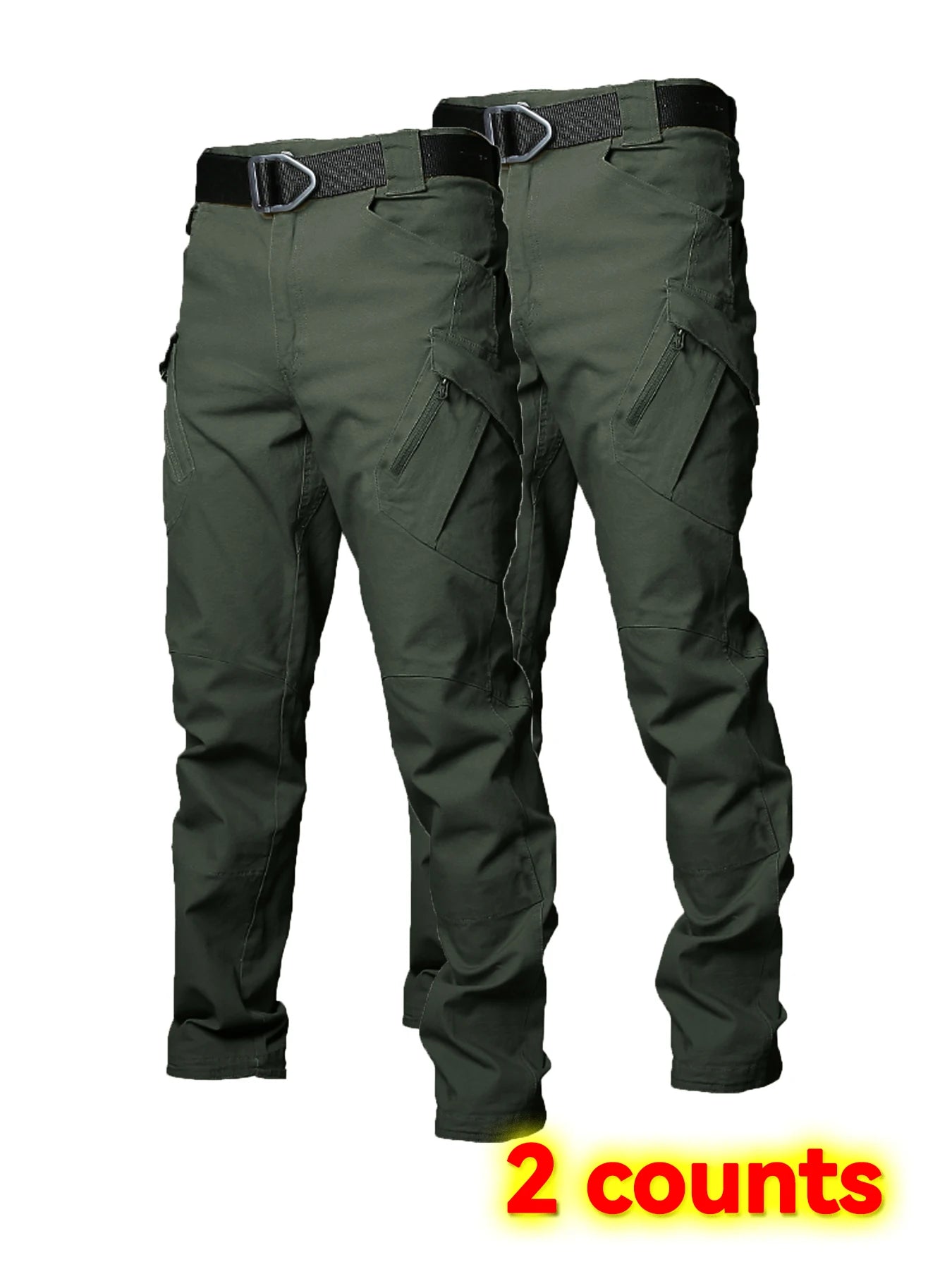 Men's Wear Resistant Multi Pocket Cargo Trousers Outdoor Tactical Pants