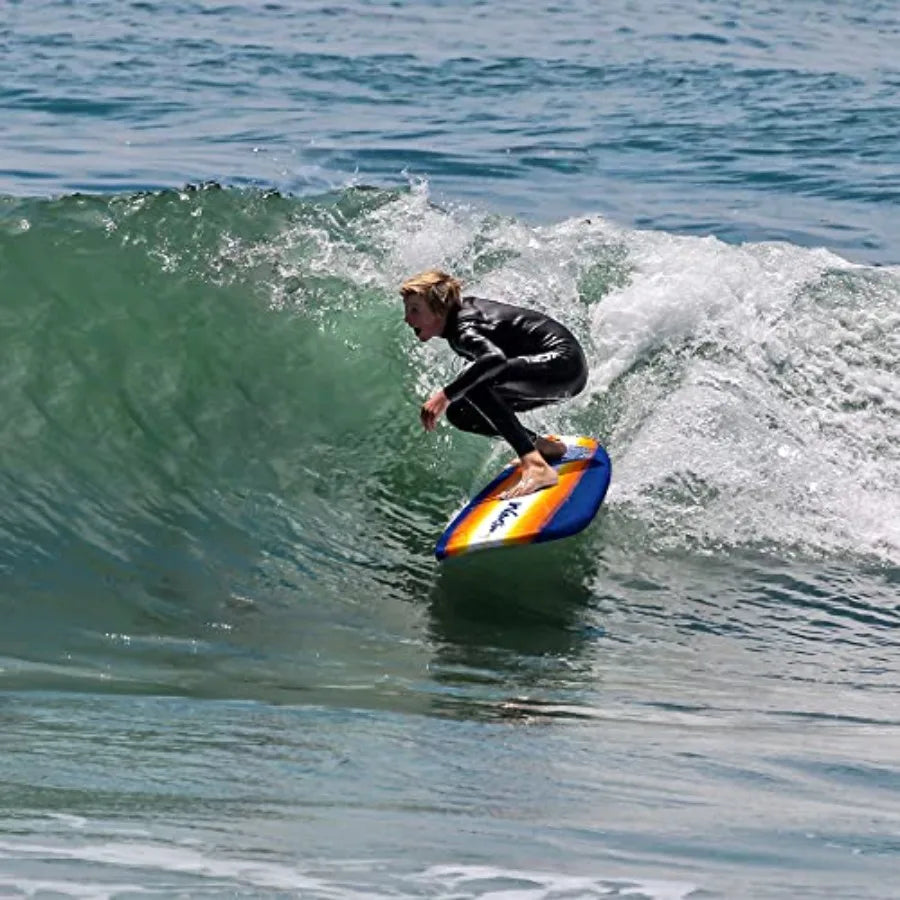 Classic Soft Top Foam Surfboard For Beginners EVA Foam Construction