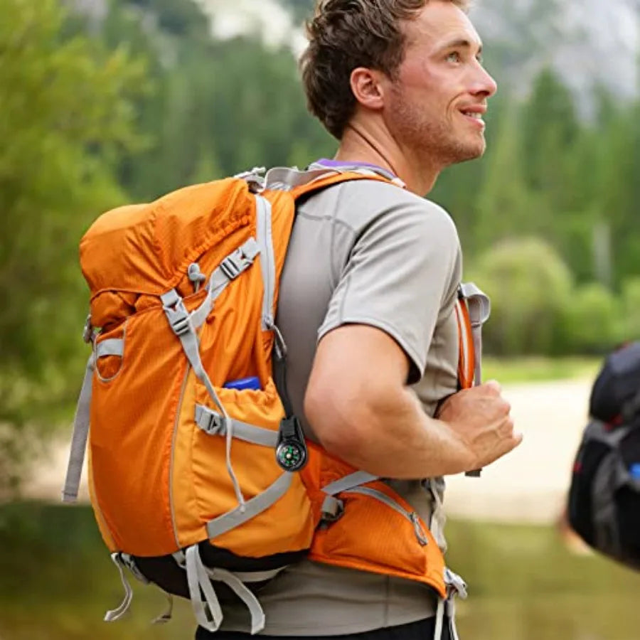 Mini Survival Compass for Outdoor Camping and Hiking