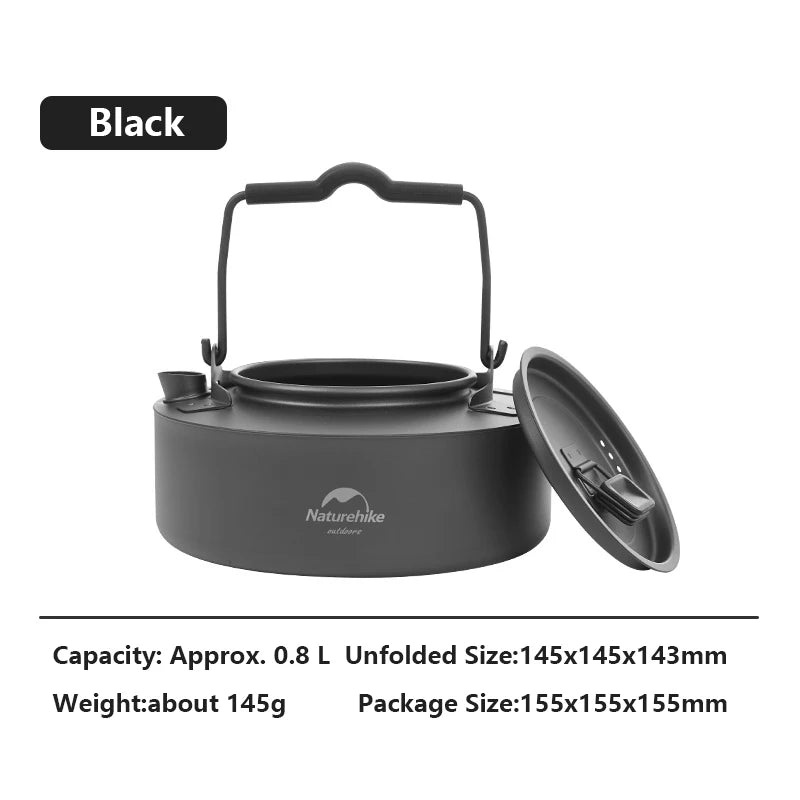 Naturehike Ultra Lightweight 0.8L Titanium Camping Kettle