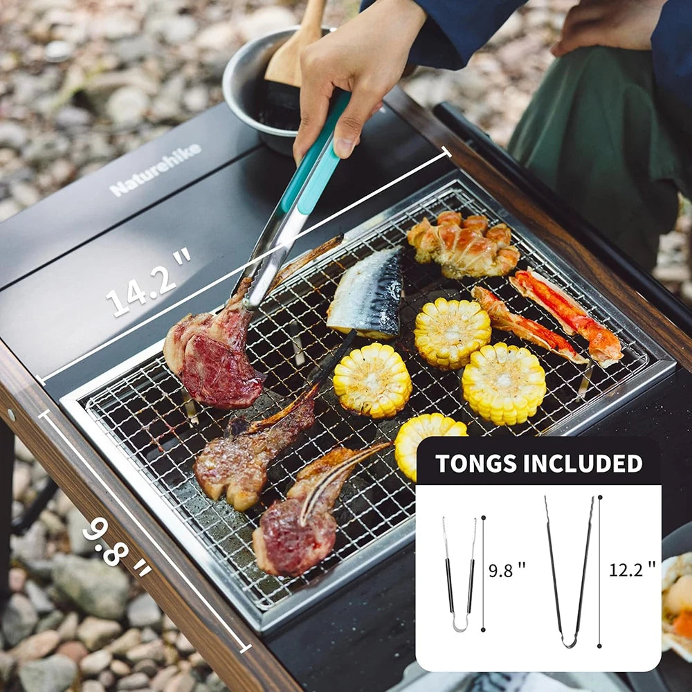 Naturehike Camping Charcoal Grill for IGT Table Portable Folding Barbecue