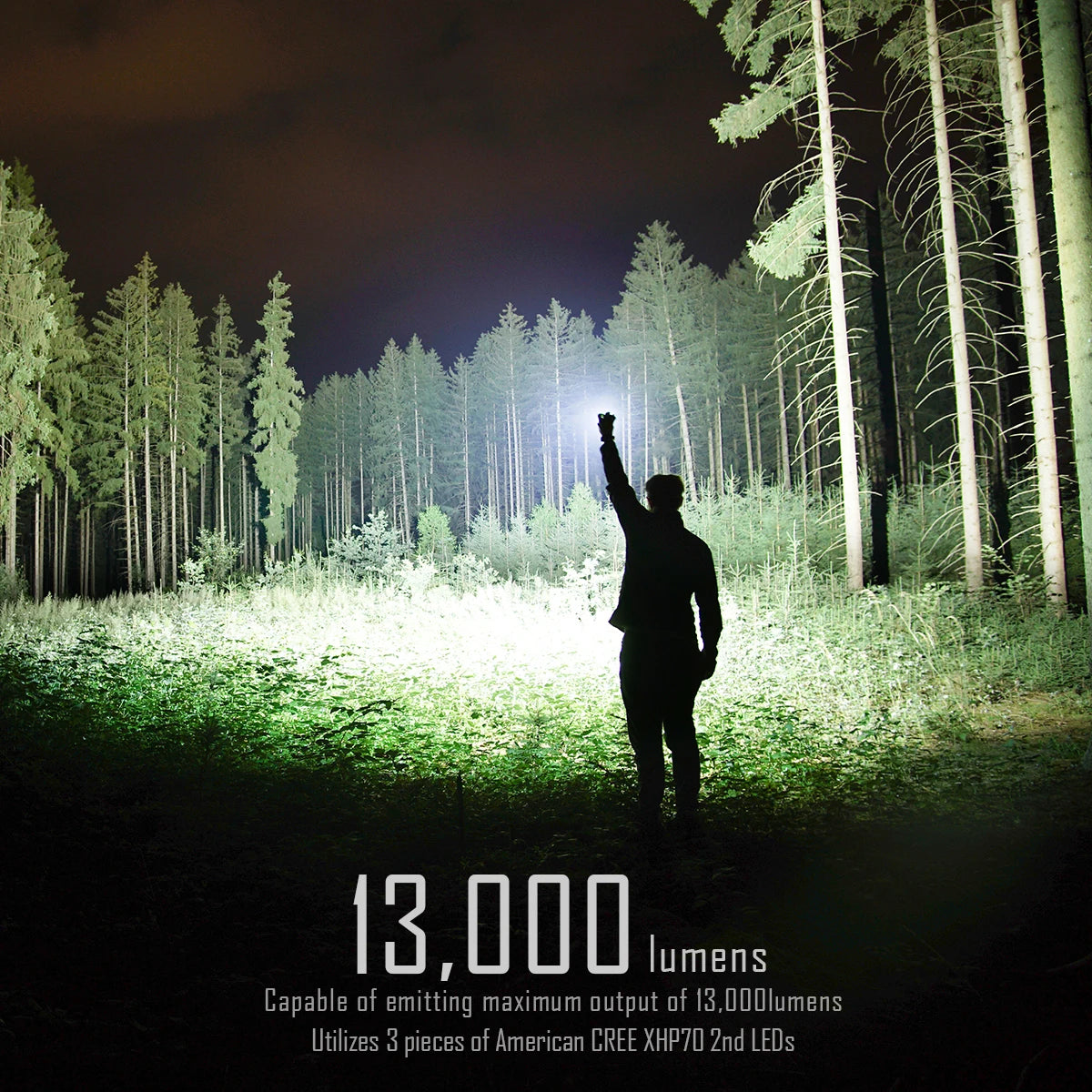 IMALENT MS03 13000 Lumen EDC Rechargeable Handheld Outdoor Flashlight