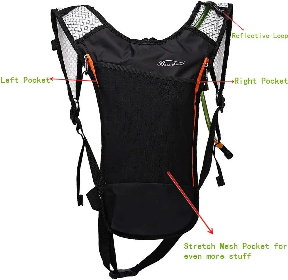 Hydration Pack Water Bladder For Outdoor Running Hiking Cycling Camping