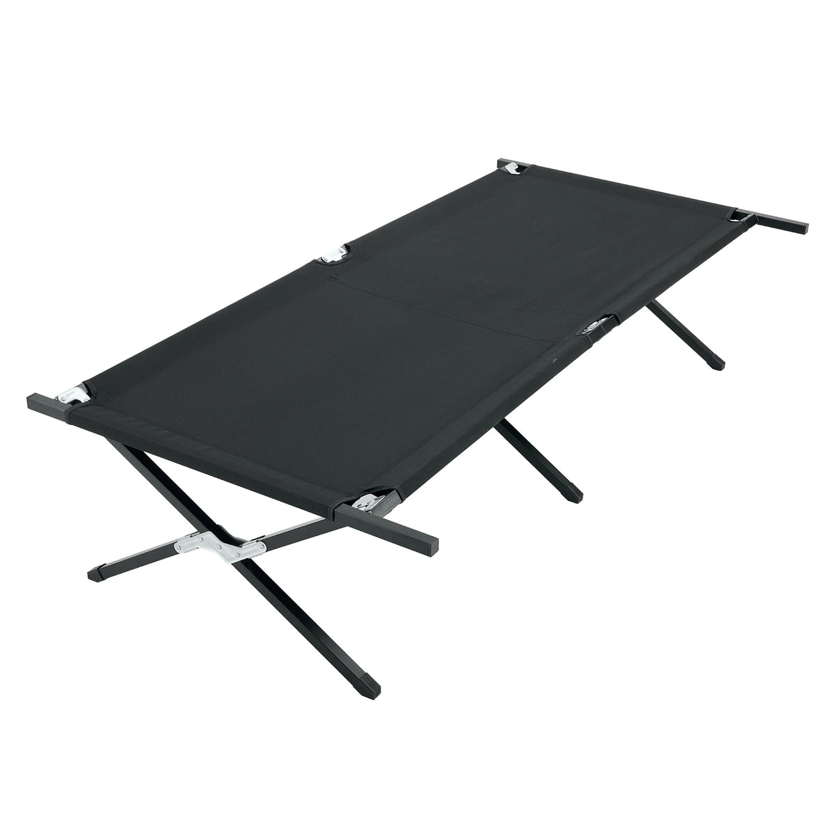 JHK Collapsible Camping Cot With Reinforced Frame For Outdoor Sleeping