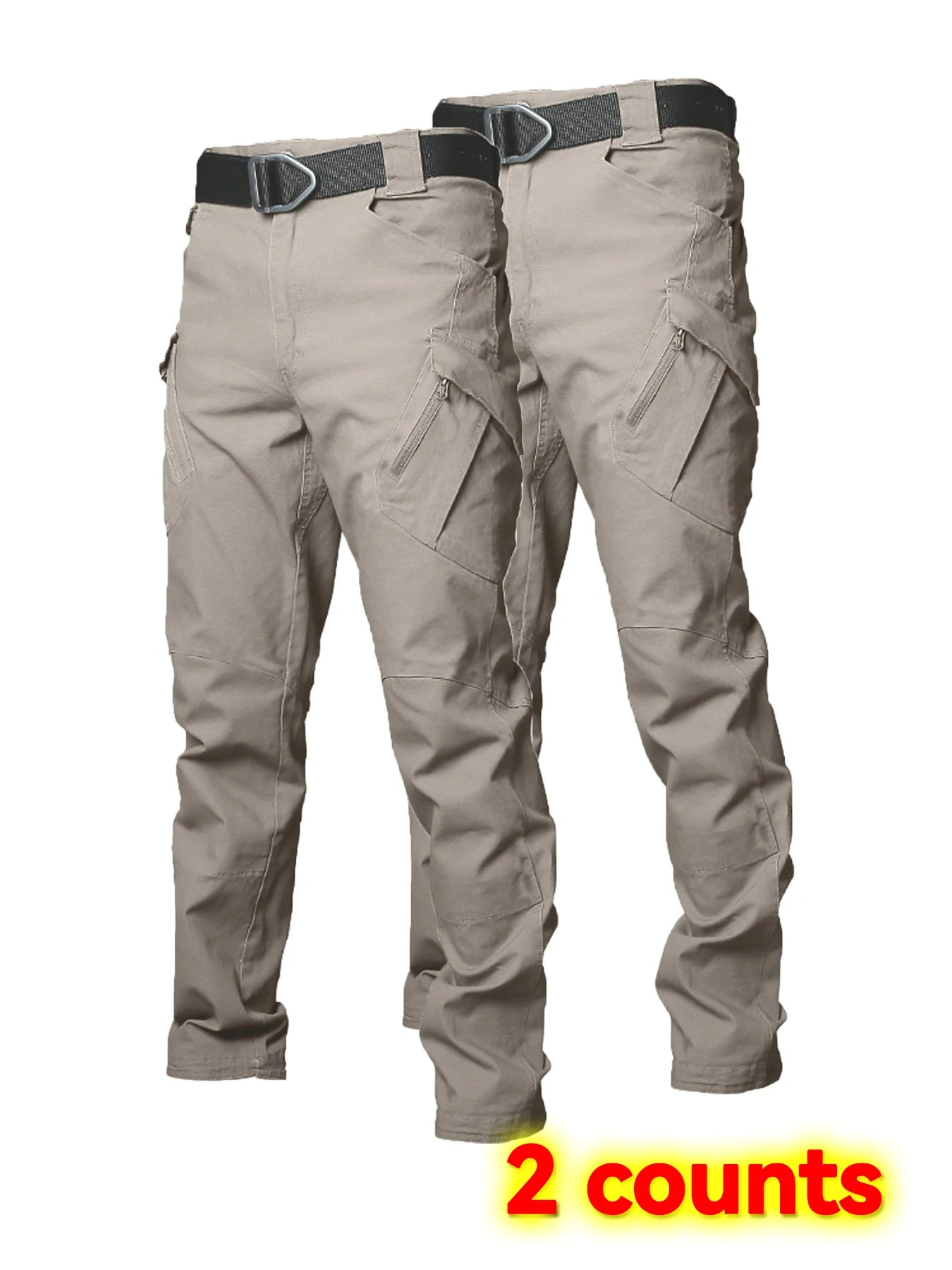 Men's Wear Resistant Multi Pocket Cargo Trousers Outdoor Tactical Pants