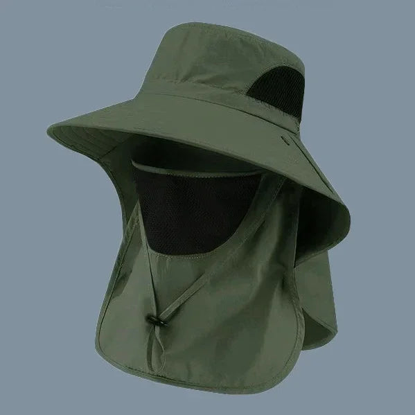 UV Protective Outdoor Sun Hat With Neck Flap For All
