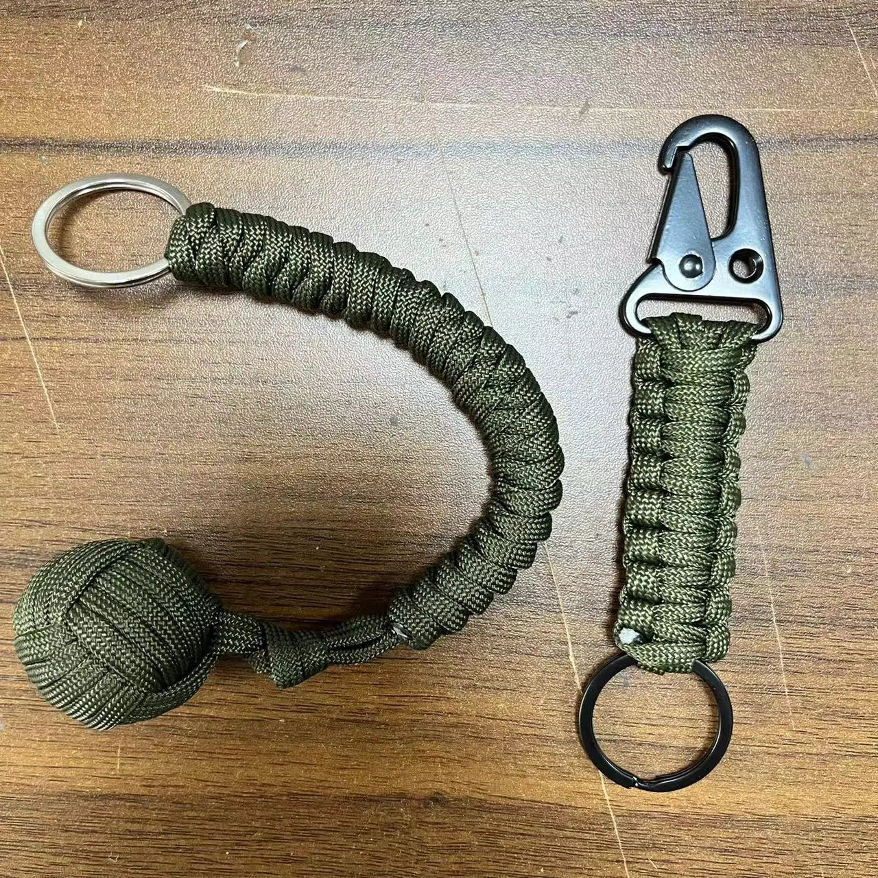 Outdoor Self Defense Umbrella Rope Monkey Fist Steel Ball Chain