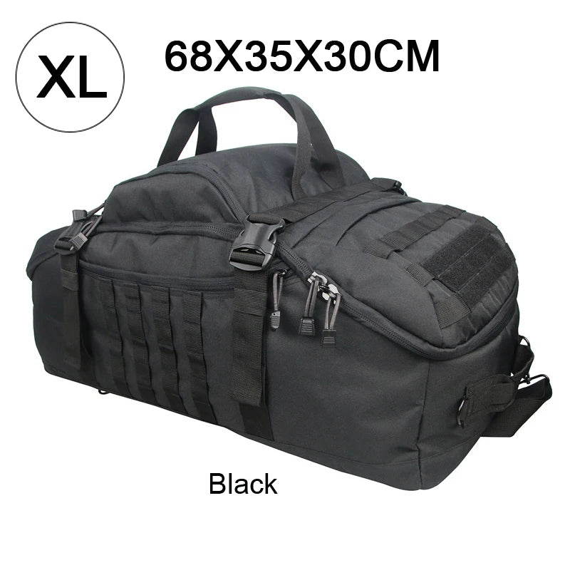 LQARMY Outdoor MOLLE Tactical Backpack for Hiking and Camping