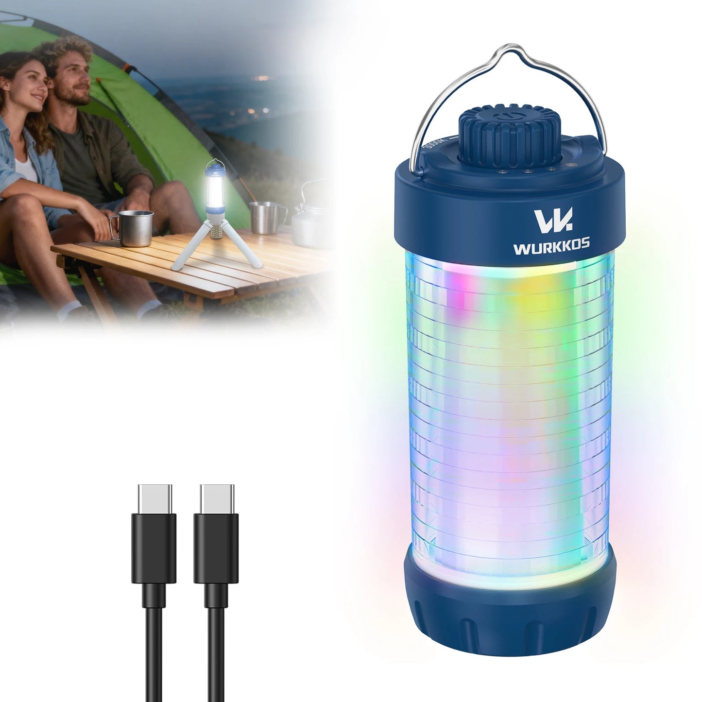 Wurkkos CL01 Mini RGB Flashlight 550 Lumen 21700 Power Bank