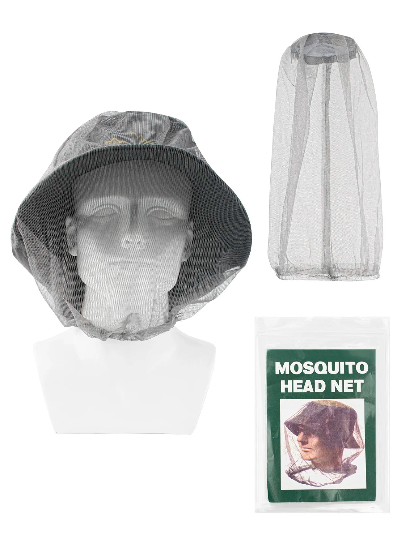 Anti Mosquito Fishing Cap Breathable Adjustable Mesh Hat For Outdoors