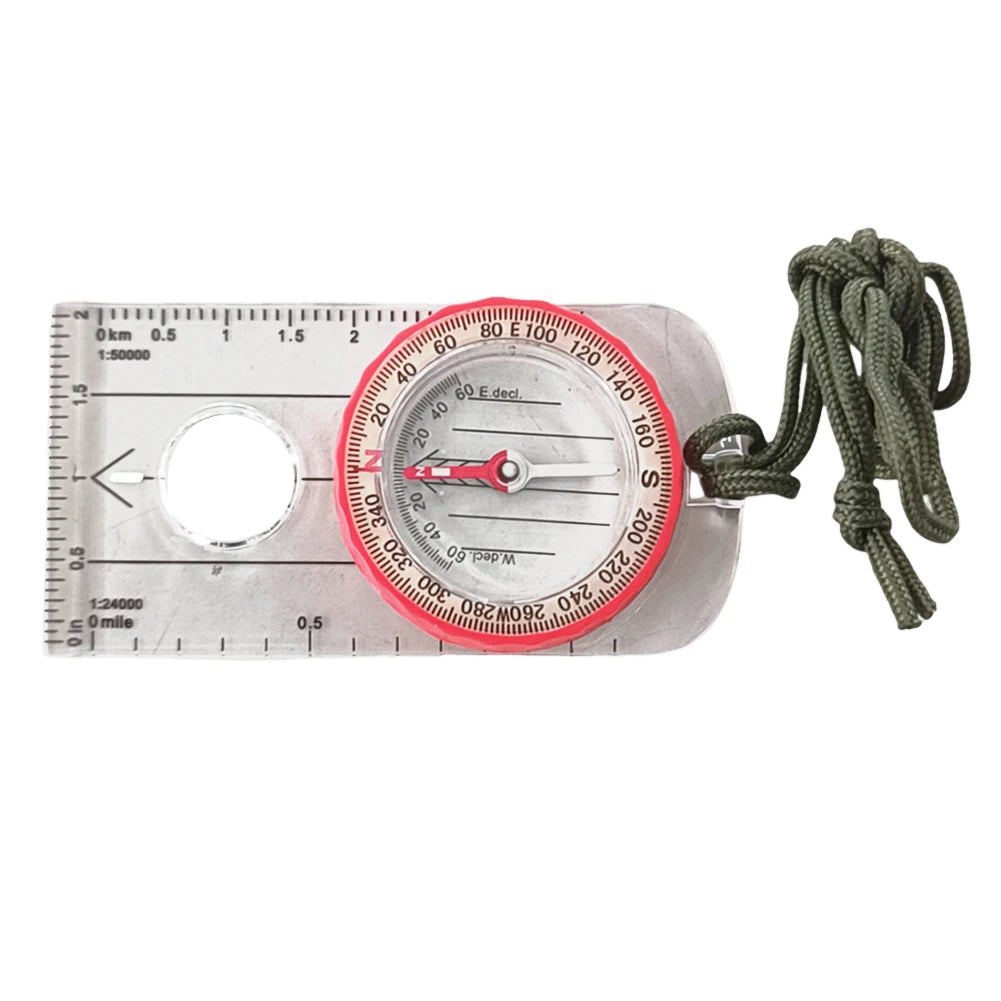 Luminous Expedition Compass High Accuracy Outdoor Survival For Hiking